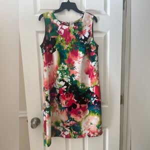 MULTICOLORE  FLORAL SUMMER DRESS